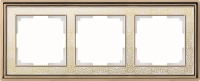 Рамка Werkel WL77-Frame-03 (золото/белый)